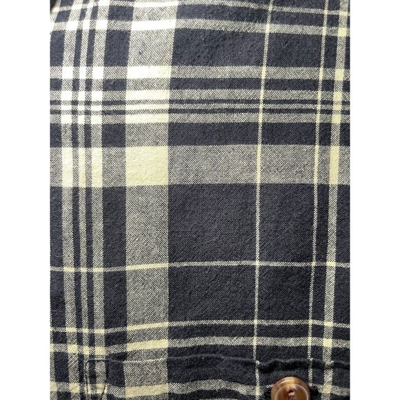 Mens Orvis Short Sleeve Button Down Black and‎ Yellow Checkers Size L - Picture 3 of 4